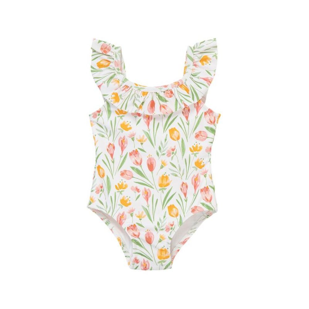 Little Me Girls  Crocus Swimsuit